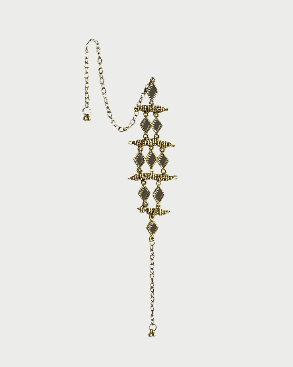 Rhombus Mirror Mono Earring